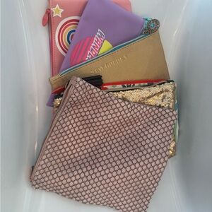 Lot of Ipsy Colorful Pouch Set